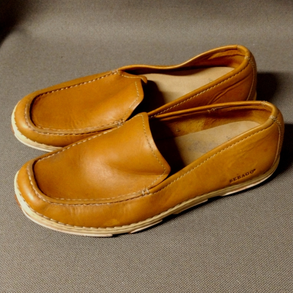 Vintage Sebago dover apron loafers/boat shoes